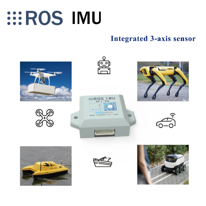 HFI-B6/B9/A9 ROS Robot modul Imu Sensor sikap Arhs antarmuka USB modul Akselerometer Akselerometer poros 3/9