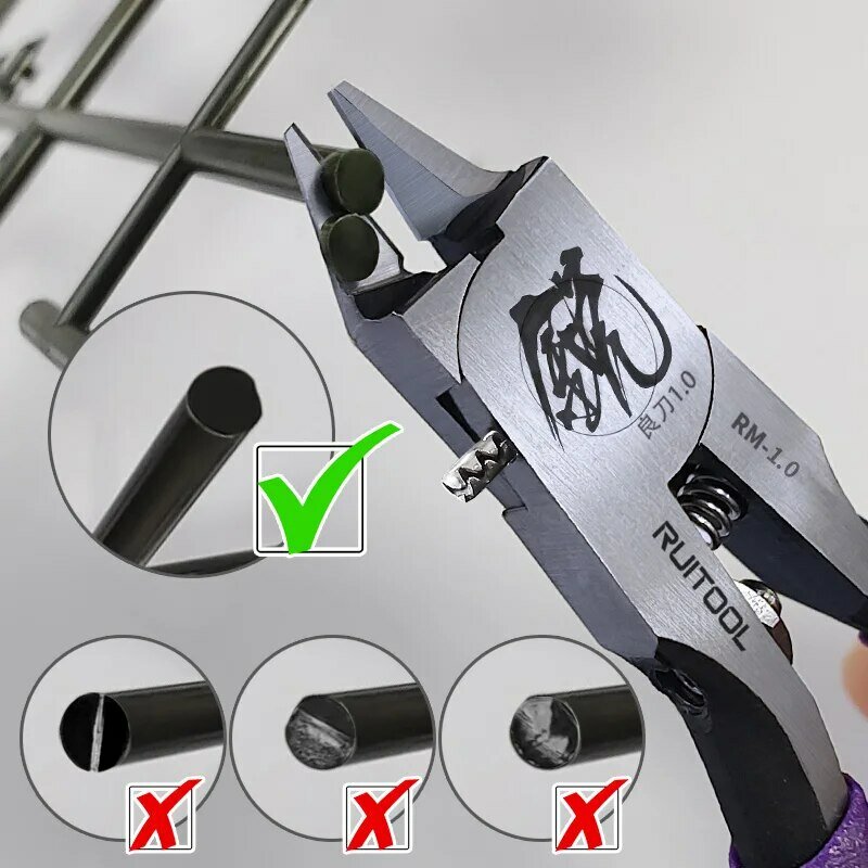 4.7 Inch Model Nippers Ultra-Thin Single-Edged Gundam Model Building Tools for Beginners to Repair and Fix Plastic Models