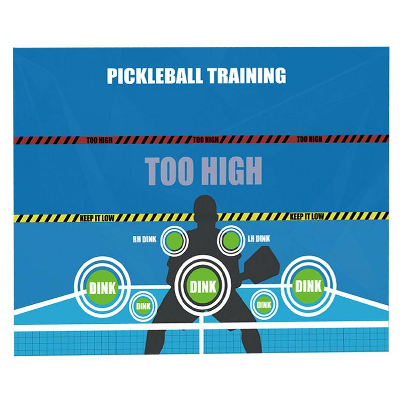 Dink Pad para práctica de pared, póster de entrenamiento de Pickleball para habitaciones interiores, pista de entrenamiento de Pickleball Dink, gimnasio