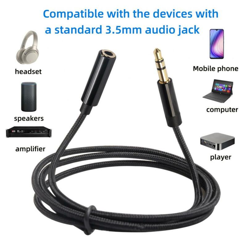 Gold Plated 3.5mm Adapter TRS Male to Female TRRS Audio Stereo Adapter Connector 3.5mm 3 Pole Male to 3.5mm 4 Pole Female