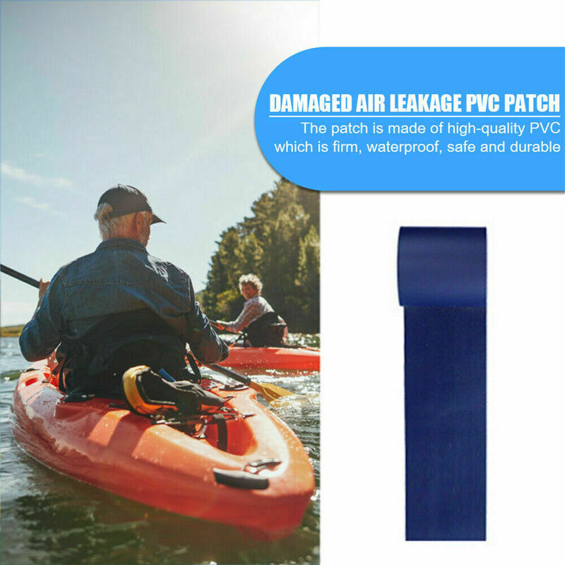1 Roll 50*1000mm Inflatable Boats Kayak Special Damaged Leaking Hole PVC Repair Patch Kit Glued Waterproof Patch Tool Boat