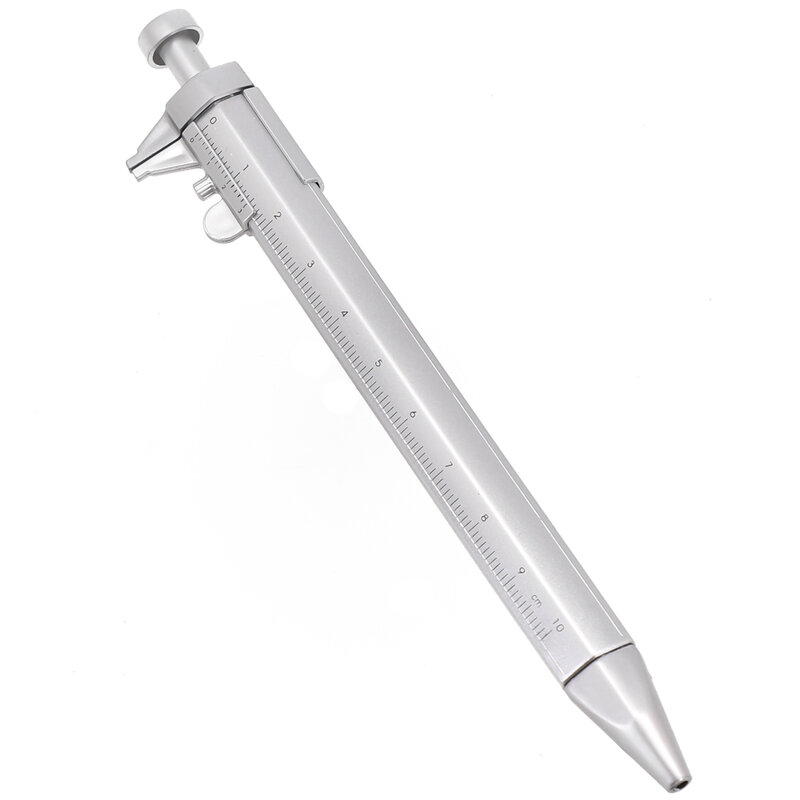 Штангенциркуль с нониусом, ручка с гелевыми чернилами 0,5 мм