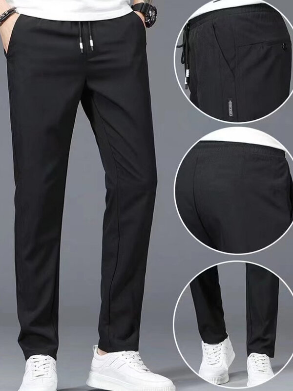 Spodnie codzienne 2024, modne męskie legginsy, modne męskie spodnie