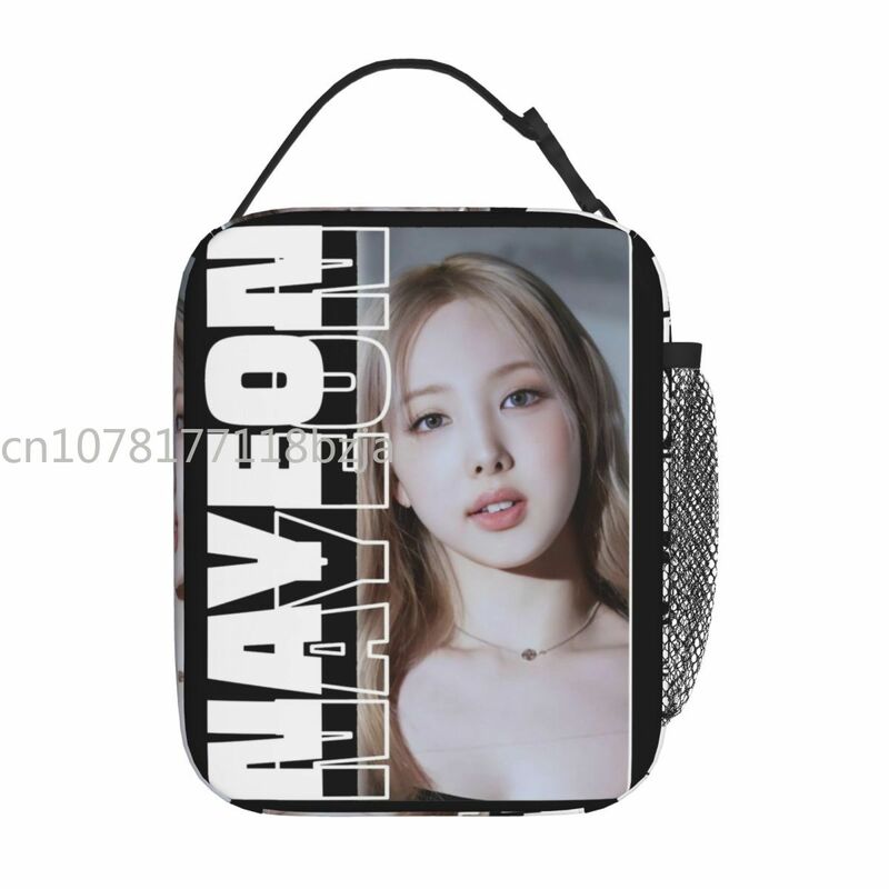 Nayeon Pop Pop Pop It Isolated Lunch Boxes, Moda Thermal Food Cooler, Acessórios para Piquenique