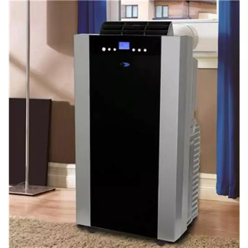 14,000 BTU Dual Hose Portable Air Conditioner with Dehumidifier and Fan for Rooms Up to 500 Square Feet, AC Unit Only