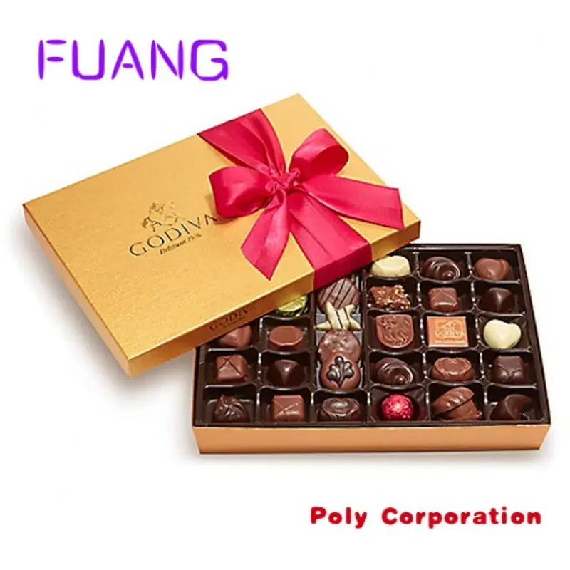 Emballage en papier de boîte de chocolat de marque privée de luxe, carré, dur, fabricant personnalisé, petit, produit cadeau