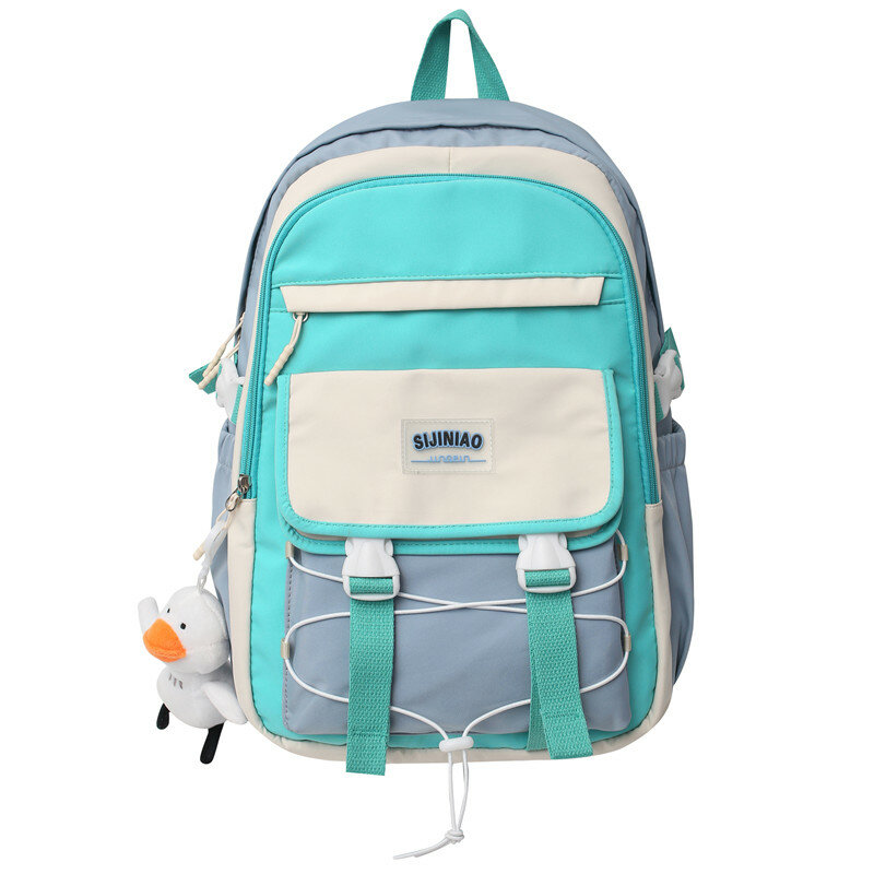 Вместительная модная Женская водонепроницаемая сумка для ноутбука, школьный ранец для колледжа, милые дорожные сумки для книг для девушек