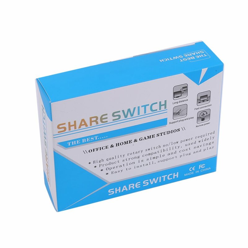 Zwart Abs Universele Mini Usb Sharing Share Switch Box Hub 2 Poorten Pc Computer Scanner Printer Handleiding Grote Promotie