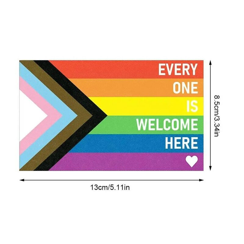 Everyone Is Welcome Here Sticker Lgbt Equality Equal Car Decoration Sticker S1d8