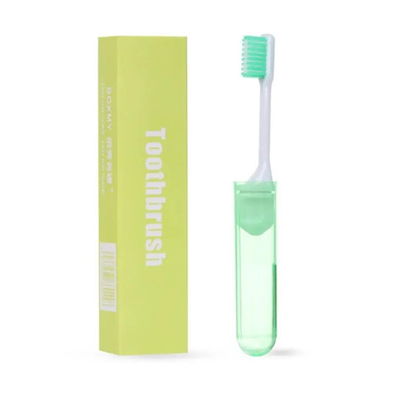 Portable Folding Toothbrush Super Soft Bristle Travelling Travel Outdoor Take To Camping Easy Toothbrush Fold Hiking Teethb L5H1