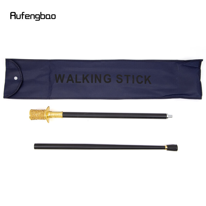 Golden Artificial Diamond Walking Cane Fashion Decorative Walking Stick Gentleman Elegant Cosplay Cane Knob Crosier 96cm
