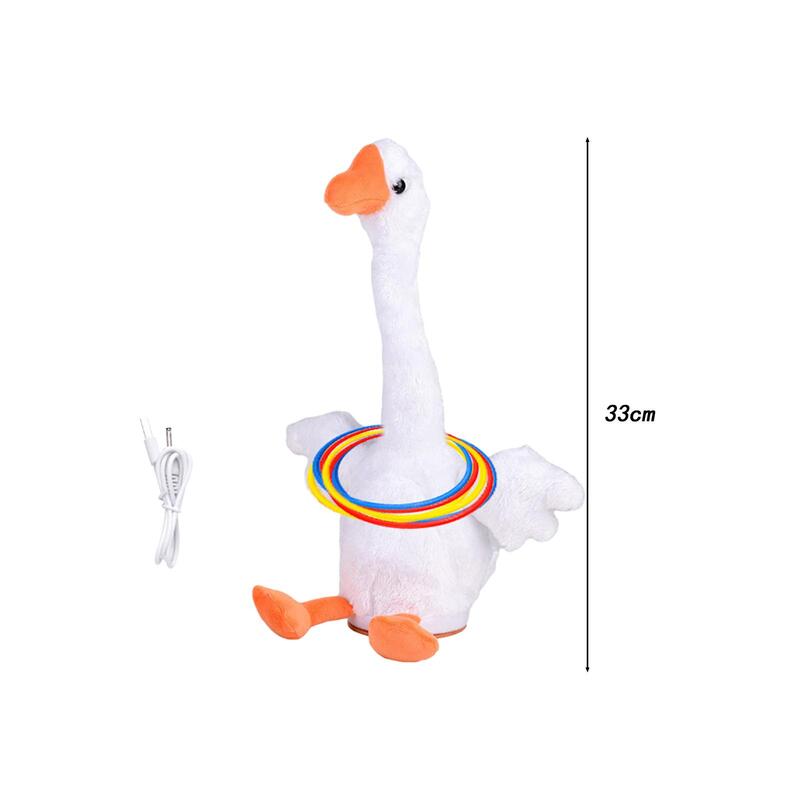 Goose Ring Toss Toy Parent Child Play Creative Toy Interaction Game Carnival Game for Party Supplies Accessory Gift Household
