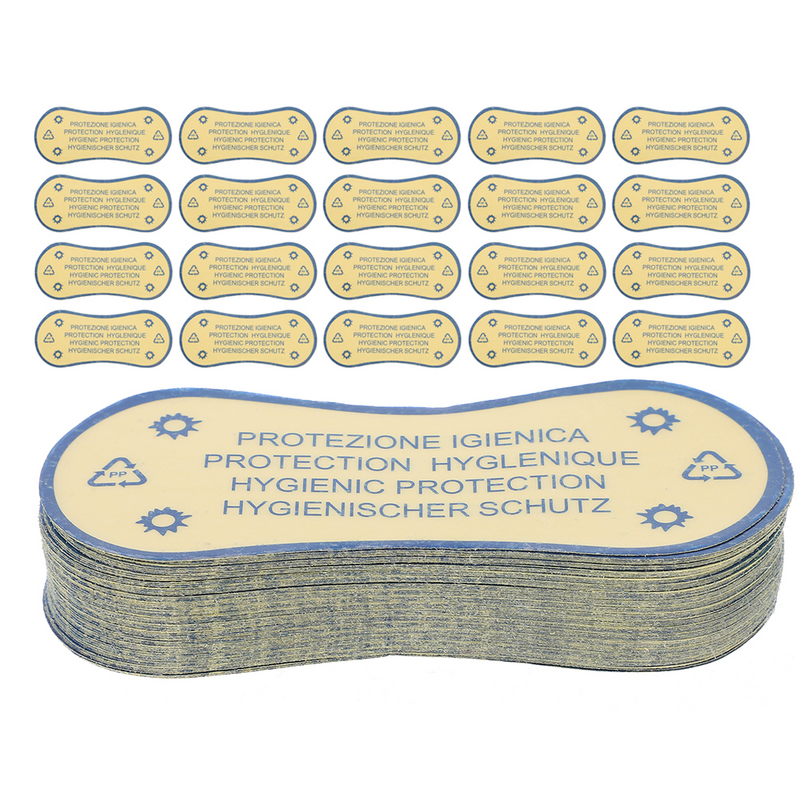 Badpak Beschermende Voeringen Doorzichtige Badpak Stickers Onderbroek Zelfklevende Waarschuwing Label Ondergoed Hygiëne Sticker