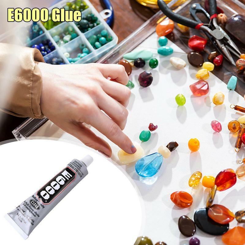 30ml E 6000 Multi-Purpose Glue Adhesive Epoxy Resin Repair Cell Phone Touch Screen Liquid Glue Jewelry Craft Adhesive Glue