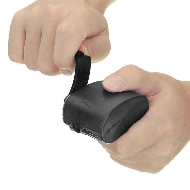 Hand-operated Emergency Charger USB Hand-operated Touring Car Charger Travel Manual Generator Outdoor Emergencys Charge