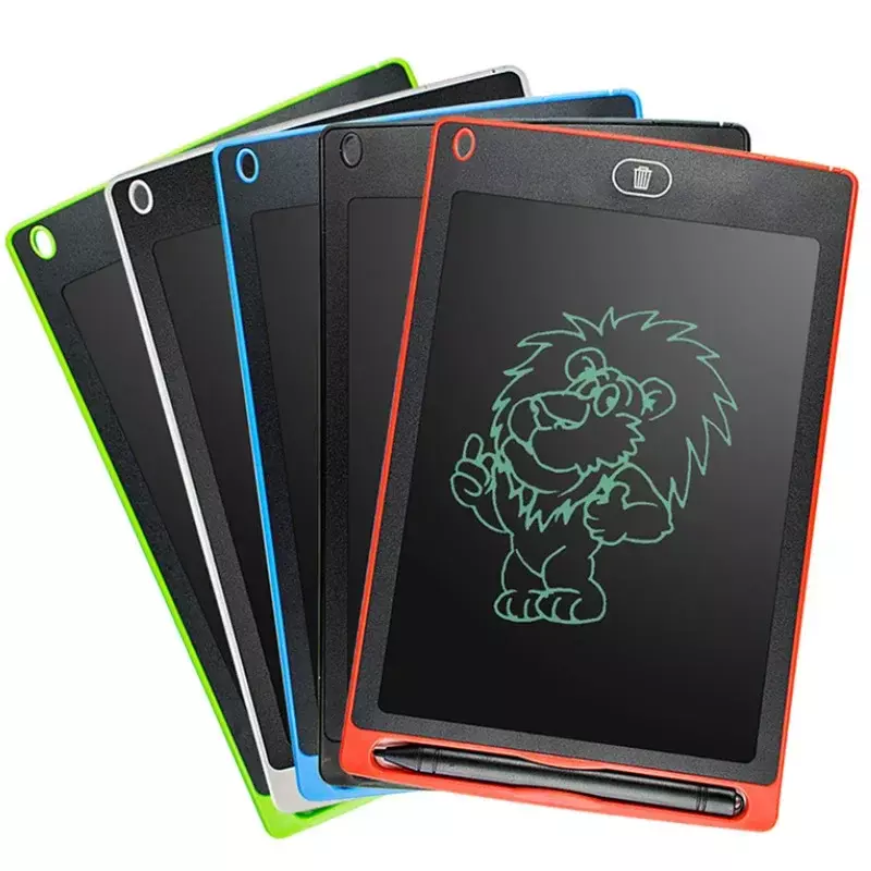 Tablet de desenho LCD para crianças, 4.4 ", 6.5", 8.5 ", 10", 12 ", Ferramentas de pintura, Placa de escrita eletrônica, Brinquedo educativo para crianças, menino
