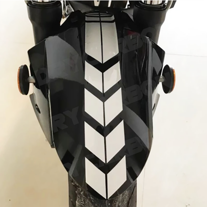 Motocicleta seta listra adesivos fender colar impermeável oilproof reflexivo adesivo moto fita decalque peças acessórios