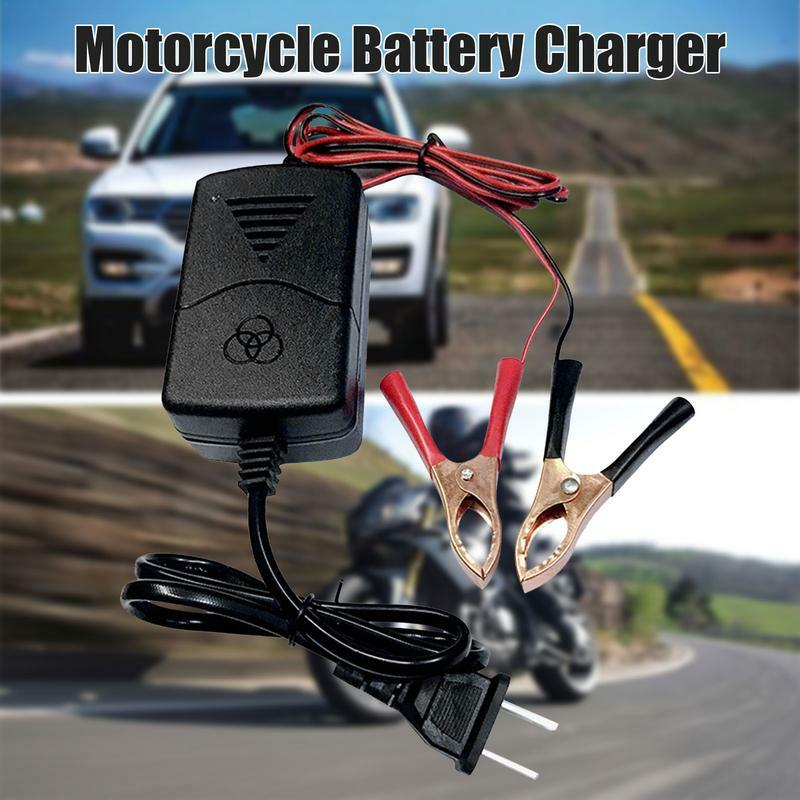 12V Intelligent Car Motorcycle Battery Charger Automatic Car Motorcycle Charger Multiple Protection Car Charger Accessories