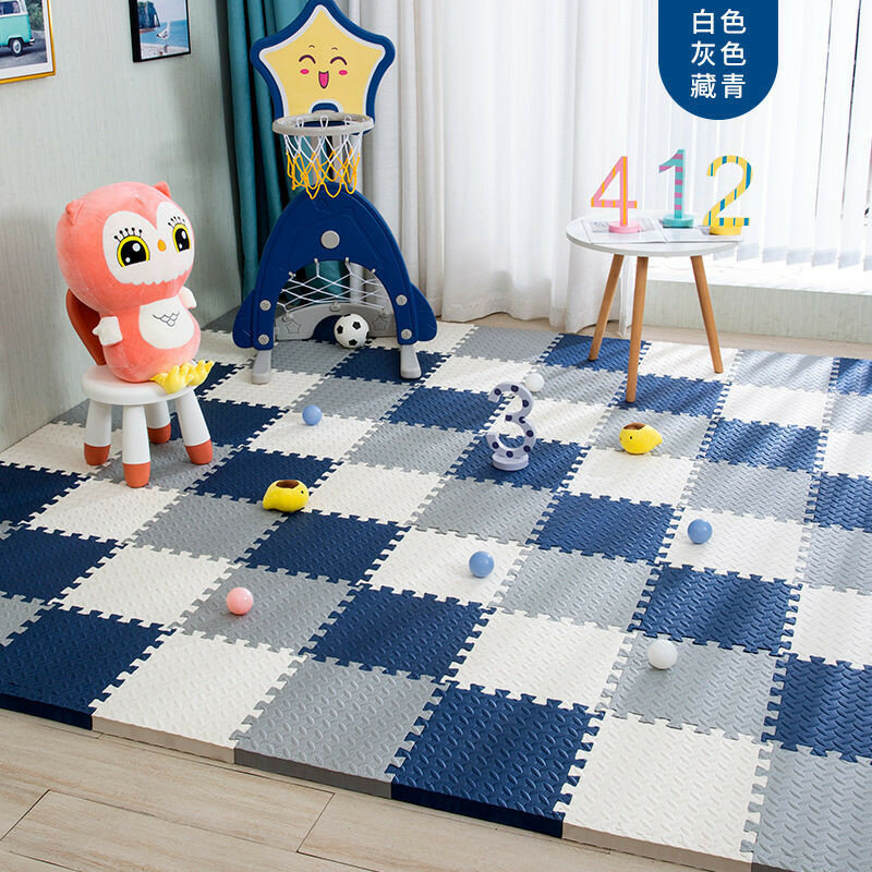 Puzzle Mat 16PCS Play Mats 30x30cm Game Mats Grosso 12mm Baby Game Mat Esteira de pé para o bebê Play Mat Puzzle Mat Floor Mat Kid Carpet