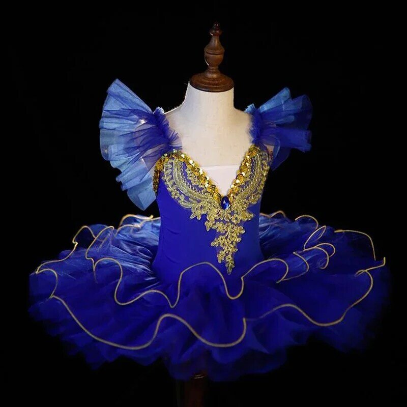 Dziecięca balerina baletowa spódniczka TUTU sukienka do tańca dzieci łabędź jeziora kostiumy do tańca ubrania nastoletnie dziewczyny balowe stroje baletowe
