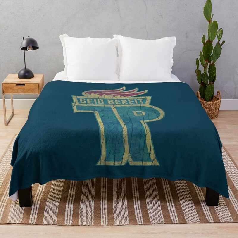 DDR Young Pioneers Throw Blanket blankets and blankets Vintage Blanket Summer Bedding Blankets bed plaid