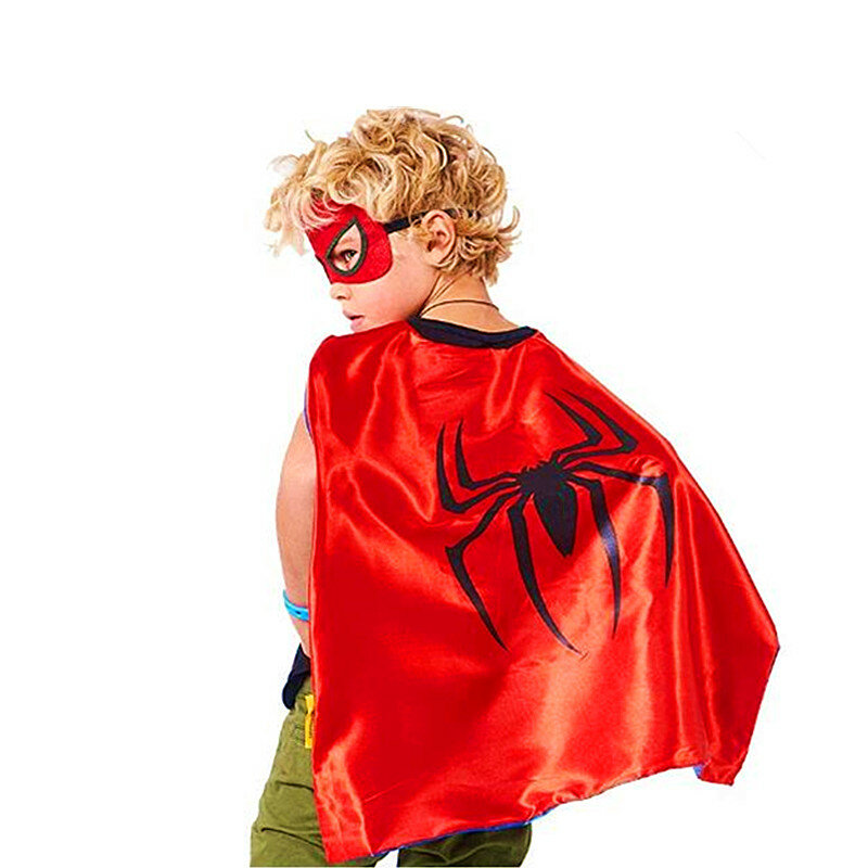 Накидки с супергероями для детей 3-10 лет, подарки для мальчиков, мультяшные костюмы, аксессуары для одежды, пасхальные подарки