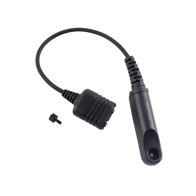 สายอะแดปเตอร์หูฟังแบบ2P ลำโพงไมโครโฟนสำหรับ A58 9R UV-9R และวิทยุสื่อสาร UV-XR