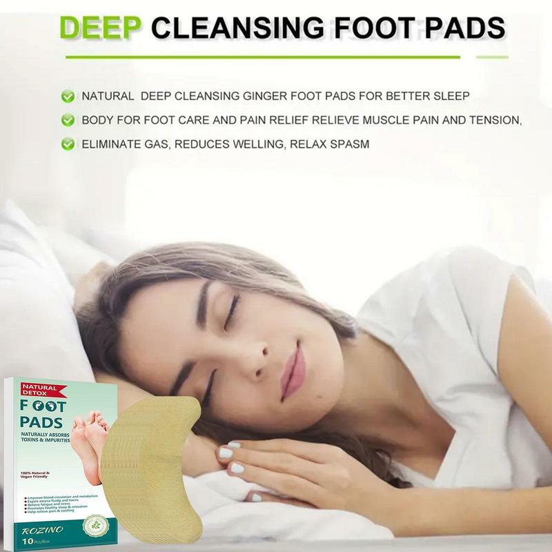 Patch per piedi di assenzio cuscinetti per piedi per la pulizia profonda 10 pezzi cerotti per piedi naturali per la cura dei piedi disintossicare e rilassare i piedi e il corpo