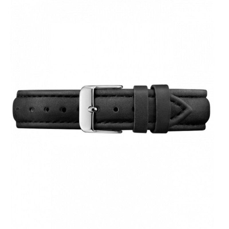 Orologio da polso al quarzo arabo di marca Avocado orologio alla moda con cinturino in pelle nera