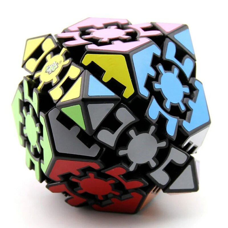 LanLan Gear rombohedra Dodekahedron magiczna kostka profesjonalna prędkość Puzzle zabawki