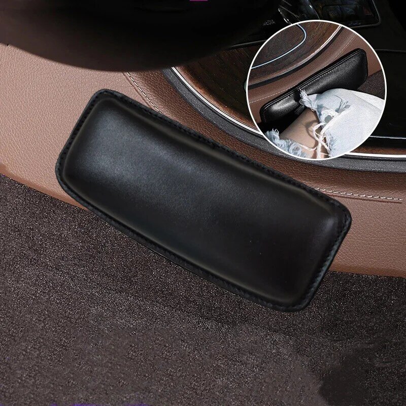 Seat Supports Leather Knee Pad for Car Interior Pillow Comfortable Elastic Cushion Memory Foam Leg Pad Thigh Support Accessories