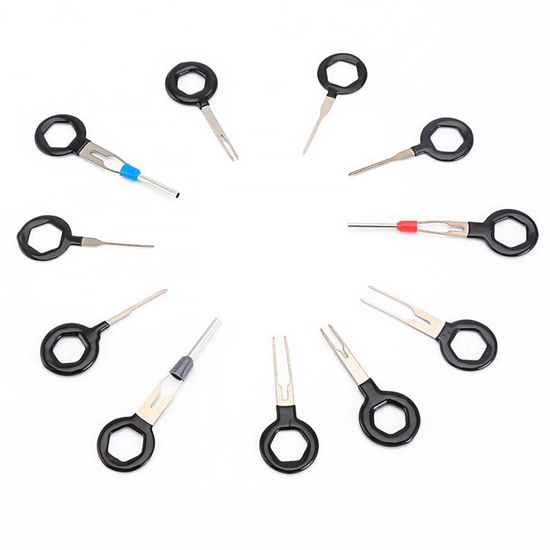 Auto Car Plug Circuit Board Wire Harness, Extração Terminal, Pick Connector, Crimp Pin, Agulha Voltar, Remover Tool Set, 22pcs