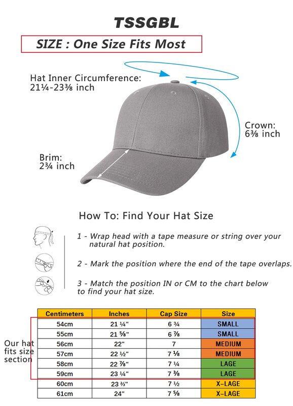 Classic 100% Cotton Sutructured Baseball Hat Adjustable Men Women Plain Blank Workout Running Golf Ball Caps -Grey