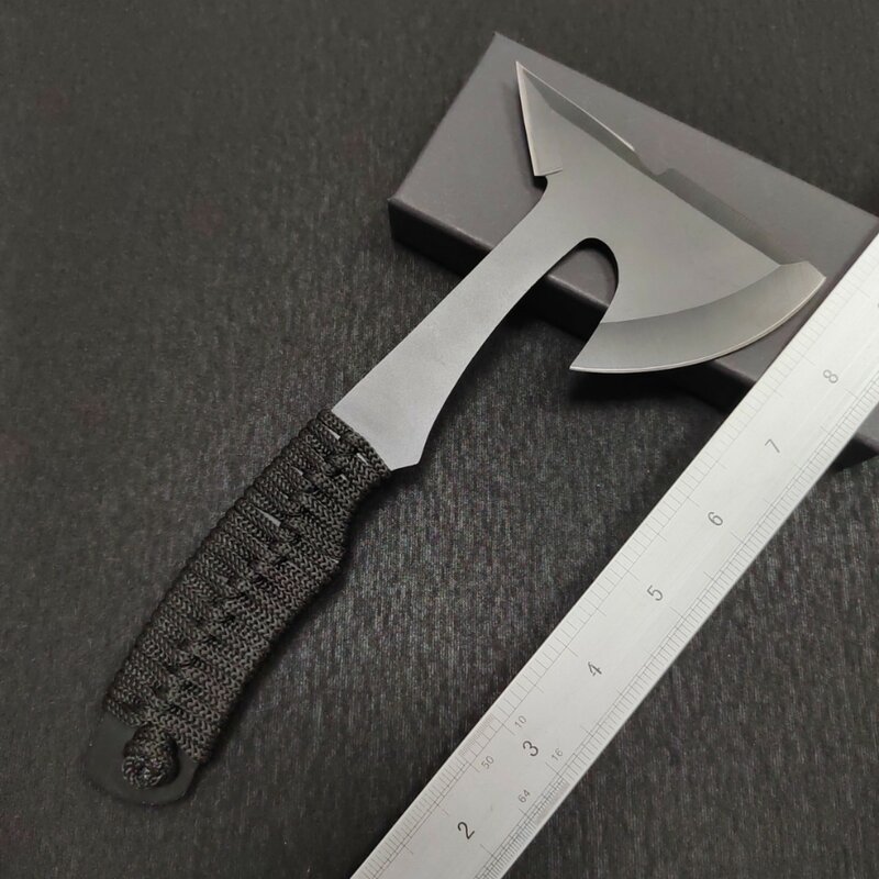 Stainless Steel Outdoor Firefighting Multi-purpose Axe Camping Tactical Emergency Tool
