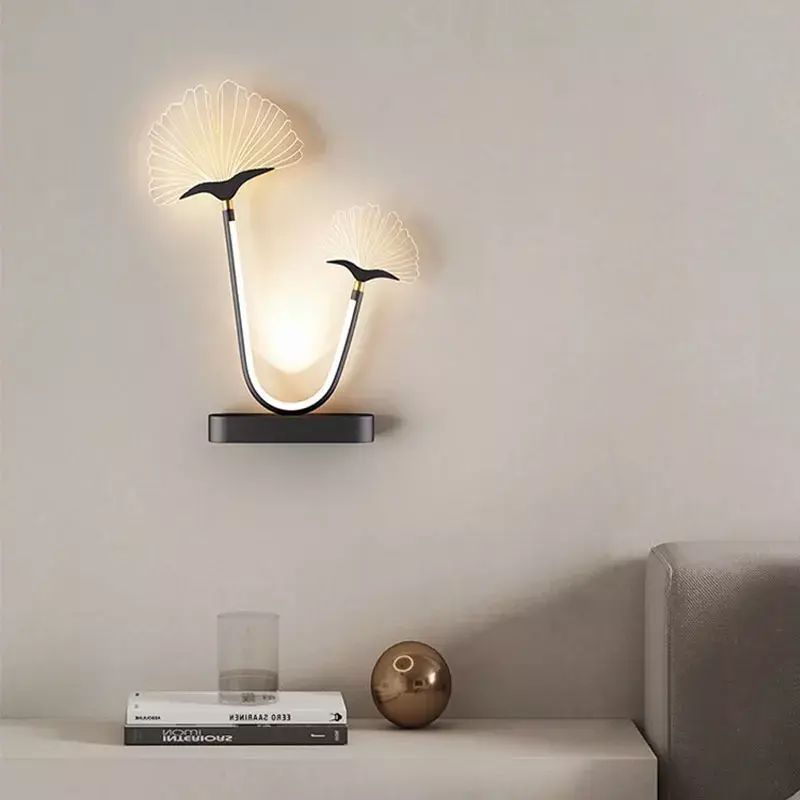 Lámpara de pared LED de estética minimalista moderna, luces para dormitorio principal, mesita de noche, pasillo, sala de estar, estudio, decoración de iluminación interior