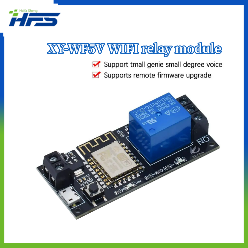 Modul relay pengendali jarak jauh ponsel WIFI aplikasi Sinilink DC6V ~ 36V aplikasi ponsel rumah pintar ESP-12F XY-WF3