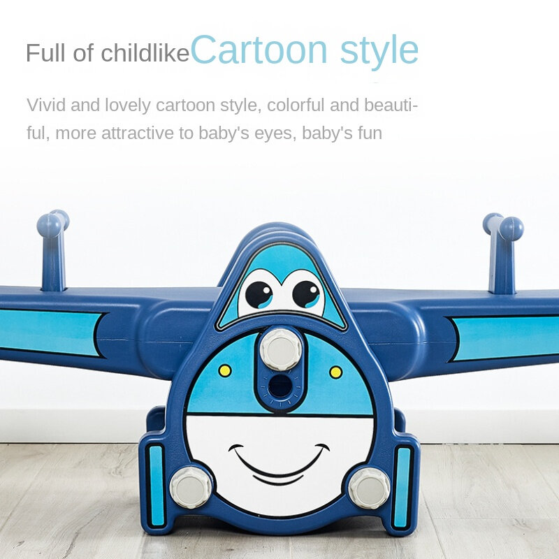 유아 실내 유치원 2 인용 로커 보드, 만화 다채로운 플라스틱 기린 로커 보드, 어린이 흔들림 조이