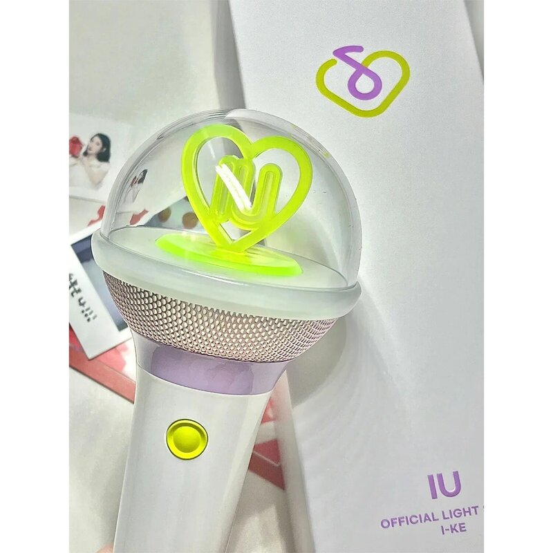 IU 3.0 stik lampu LED warna variabel, lampu Tangan bentuk mikrofon, lampu LED, Lee JiEun, item rapat,
