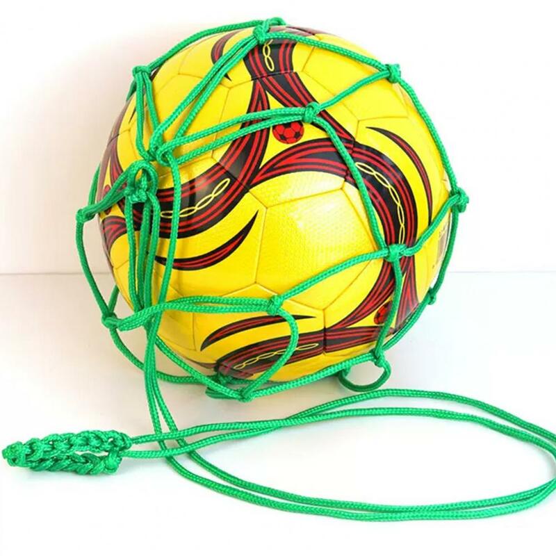 Тренировочная сумка для футбола, эффективная тренировочная сумка для соло-футбола, тренировочная нейлоновая сетка для футбола для взрослых и молодежи
