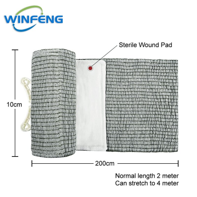 Israeli Bandage Trauma Tourniquet Vacuum Sterile Wound Dressing Gauze First Aid Kit for Outdoor Camping Survival Supplies