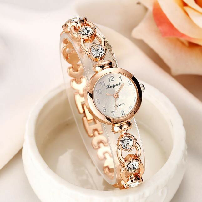 Heißer Verkauf lvpai Frauen Uhren Mode Damen Unisex Edelstahl Luxus Strass Quarz Armbanduhren relogio feminino 2023