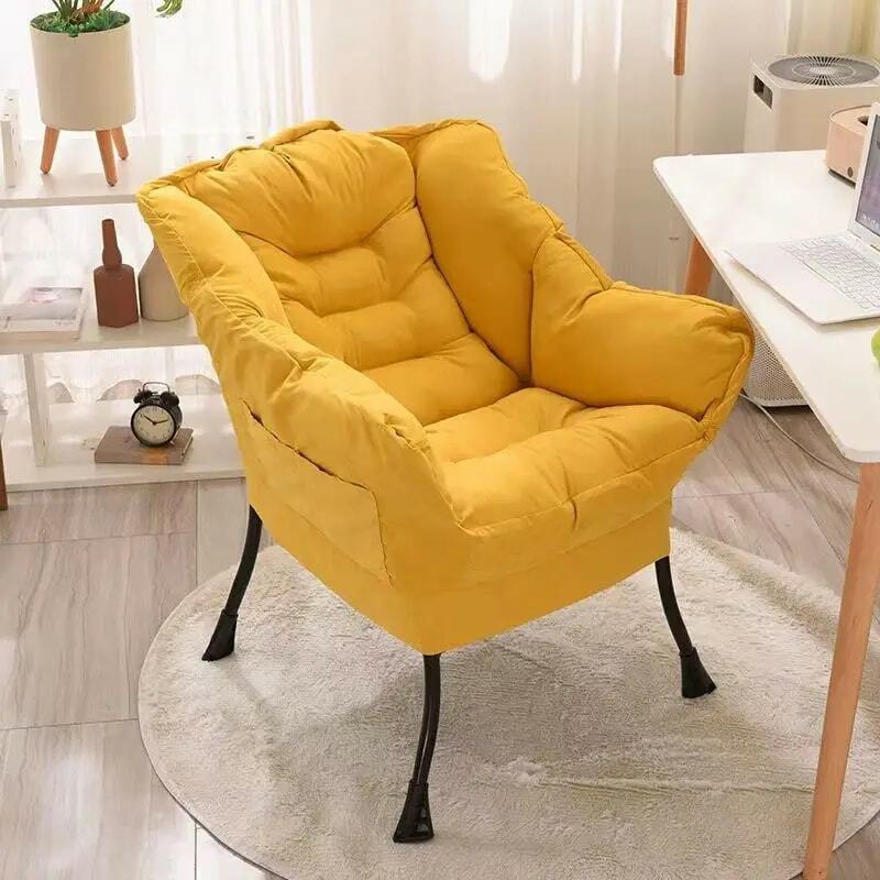 2023 Couch Computer Chair Single Sofa Chair Home Balcony Lounge Chair Lounge Chair Dormitory Can Lie Back Small Sofa Cafe Chair