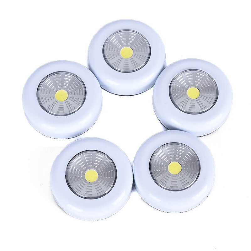 Sensor de Movimento Luz Noturna LED, Lâmpada De Parede Do Quarto, Armário, Controle De Toque, COB, 1Pc