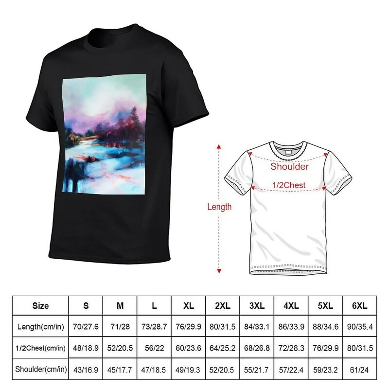 Snowmelt Animal Print camiseta de grandes dimensões masculina, camisetas sublimes para meninos