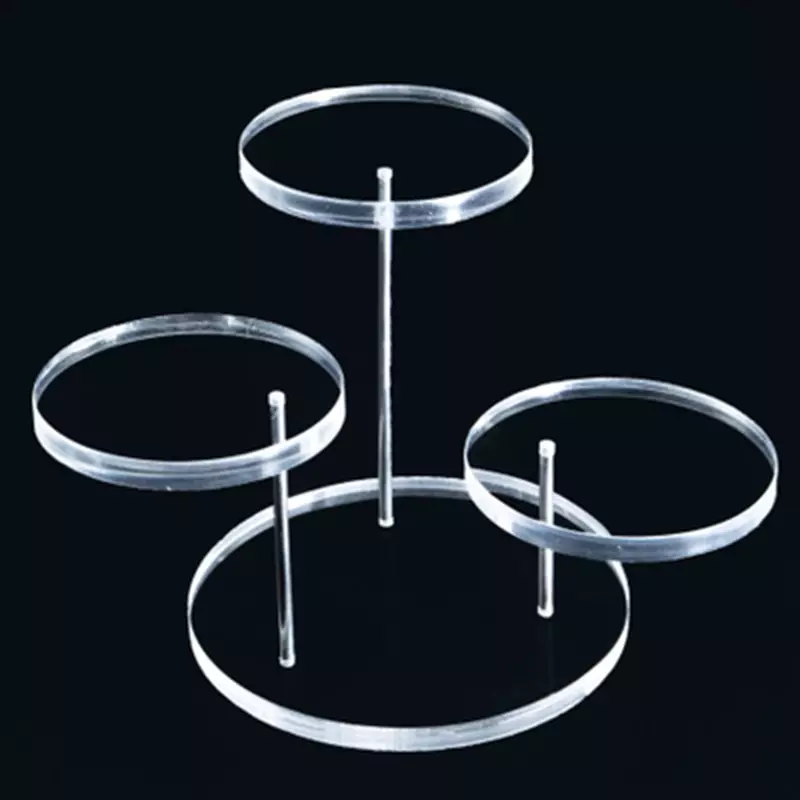 Hoge Kwaliteit Nieuwe Praktische Duurzame Display Stand Acryl 3 Tray Cupcake Stand Mode Geschenk Multi-Layer Hanger