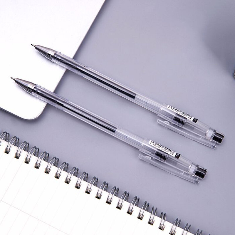 3ピース/ロットファインジェルペン中国のエレガントな黒の金融針ペン事務用品を書くためのカワイイステーショナリーペン0.3mm