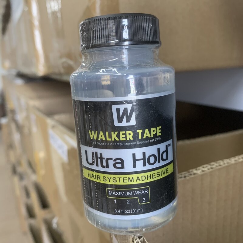 ウォーカーテープ超ホールドヘアシステム接着剤最大3.4液量オンス101 mlレースウィッグ & 輪郭