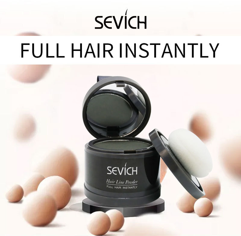 Пушистая пудра для волос Sevich, мгновенное покрытие консилера для волос, мгновенное восстановление кожи, естественные Мгновенные Тени для волос