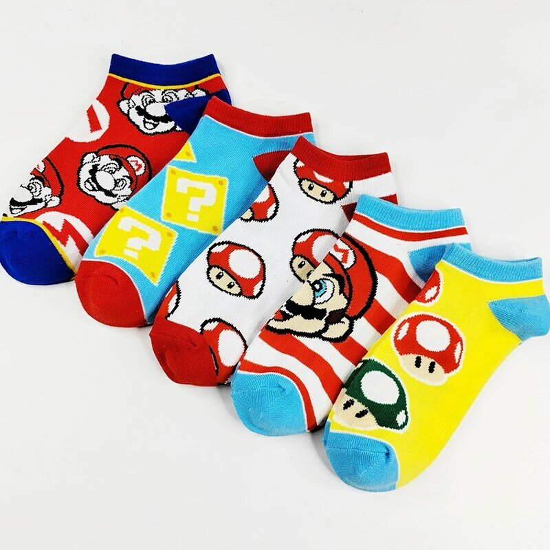 Game Super Bros. Mushroom Cosplay COSTUME Short Socks Adult Unisex Clothing Sock Accessories Props Xmas Gift