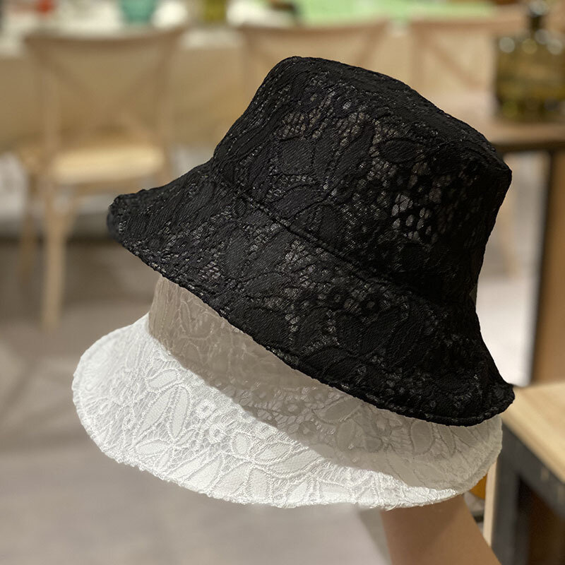Шляпа Женская Солнцезащитная сетчатая с кружевом и защитой от ультрафиолета
